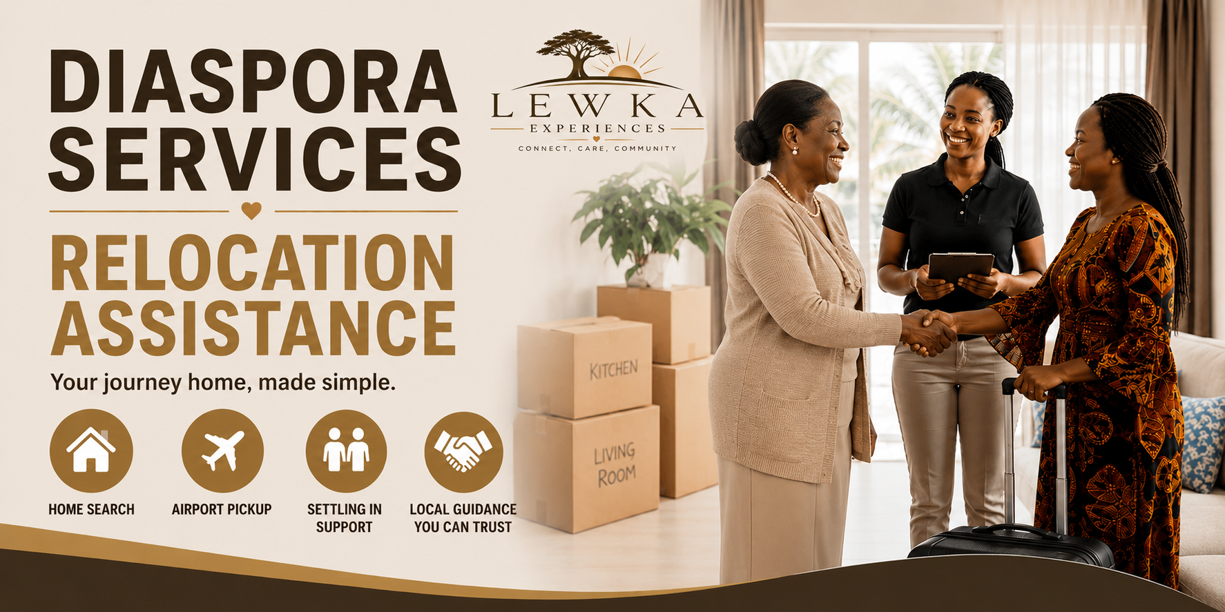 diaspora relocation services lewkaexperience.com