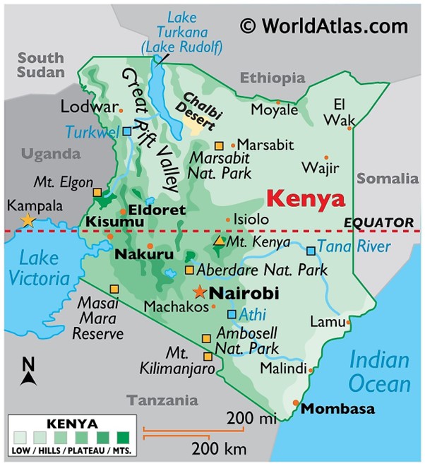 kenya map lewkaexperience.com
