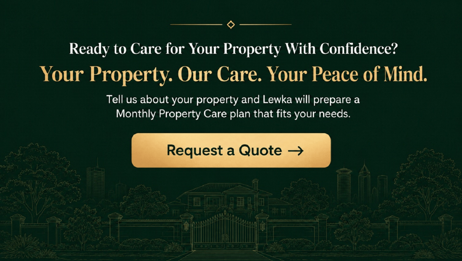 one off property care quote lewkaexperience